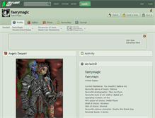 Tablet Screenshot of faerymagic.deviantart.com