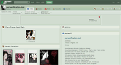 Desktop Screenshot of personification-lost.deviantart.com