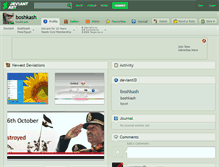 Tablet Screenshot of boshkash.deviantart.com