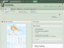 Tablet Screenshot of furryfandom.deviantart.com