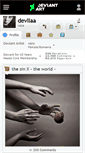 Mobile Screenshot of devllaa.deviantart.com