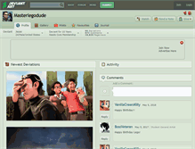Tablet Screenshot of masterlegodude.deviantart.com
