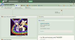 Desktop Screenshot of mystical-mayhem.deviantart.com