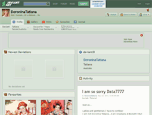 Tablet Screenshot of doroninatatiana.deviantart.com