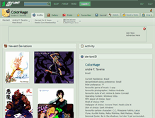Tablet Screenshot of colormage.deviantart.com