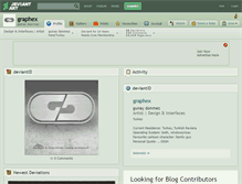 Tablet Screenshot of graphex.deviantart.com