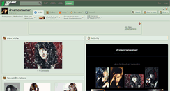Desktop Screenshot of dreamconsumer.deviantart.com