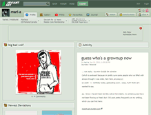 Tablet Screenshot of mari-a.deviantart.com