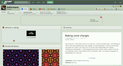 Desktop Screenshot of gothicmama.deviantart.com