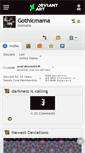 Mobile Screenshot of gothicmama.deviantart.com