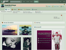 Tablet Screenshot of hasandemirkaya.deviantart.com