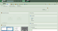 Desktop Screenshot of burtz.deviantart.com