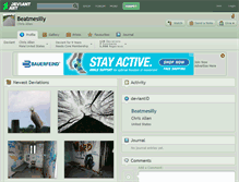 Tablet Screenshot of beatmesilly.deviantart.com