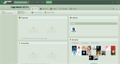 Desktop Screenshot of cage-match-2012.deviantart.com