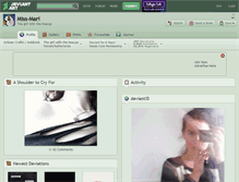 Tablet Screenshot of miss-mari.deviantart.com