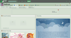 Desktop Screenshot of deadsweet.deviantart.com