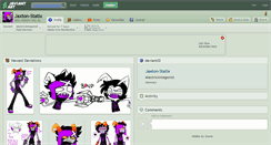 Desktop Screenshot of jaxton-statix.deviantart.com