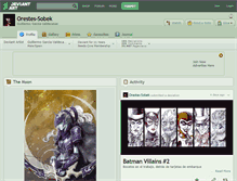 Tablet Screenshot of orestes-sobek.deviantart.com