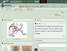 Tablet Screenshot of edcomics.deviantart.com