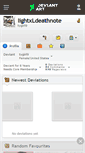 Mobile Screenshot of lightxldeathnote.deviantart.com