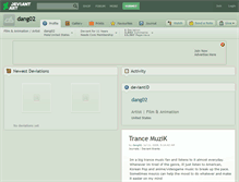 Tablet Screenshot of dang02.deviantart.com