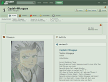 Tablet Screenshot of captain-hitsugaya.deviantart.com