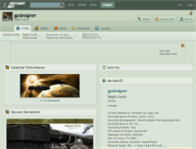 Tablet Screenshot of gpdesigner.deviantart.com