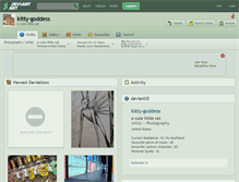 Tablet Screenshot of kitty-goddess.deviantart.com