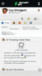 Mobile Screenshot of coy-shinigami.deviantart.com