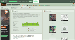 Desktop Screenshot of monstersandmaidens.deviantart.com