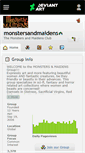 Mobile Screenshot of monstersandmaidens.deviantart.com
