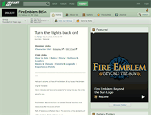 Tablet Screenshot of fireemblem-bts.deviantart.com