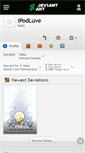 Mobile Screenshot of ipodluve.deviantart.com