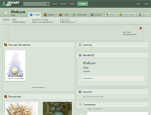 Tablet Screenshot of ipodluve.deviantart.com