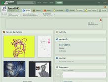 Tablet Screenshot of ferry1993.deviantart.com