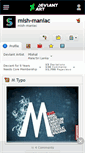 Mobile Screenshot of mish-maniac.deviantart.com