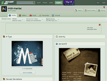 Tablet Screenshot of mish-maniac.deviantart.com