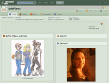 Tablet Screenshot of jadeplanet.deviantart.com