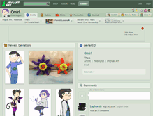 Tablet Screenshot of omirl.deviantart.com