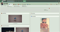 Desktop Screenshot of cherryflip.deviantart.com