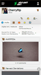 Mobile Screenshot of cherryflip.deviantart.com