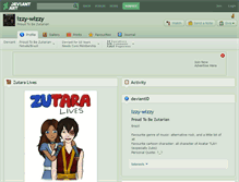 Tablet Screenshot of izzy-wizzy.deviantart.com