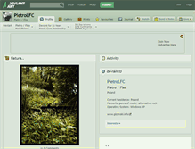 Tablet Screenshot of pietrolfc.deviantart.com