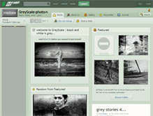 Tablet Screenshot of greyscale-photo.deviantart.com