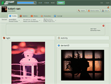 Tablet Screenshot of kotori--san.deviantart.com