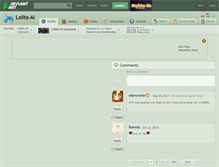 Tablet Screenshot of lolita-ai.deviantart.com