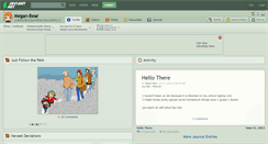 Desktop Screenshot of megan-bear.deviantart.com