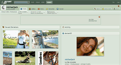 Desktop Screenshot of michaeljack.deviantart.com