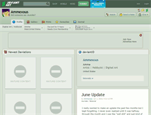 Tablet Screenshot of ammexous.deviantart.com