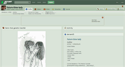 Desktop Screenshot of future-time-lady.deviantart.com